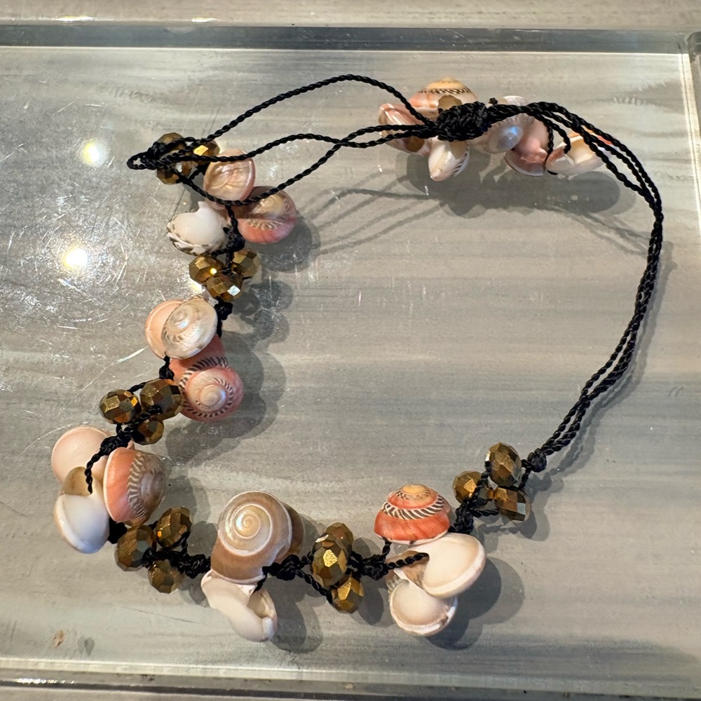 ⭐️ 3/$15 Seashells & beads anklet from Puerto Vallarta Mexico - Picture 3 of 8
